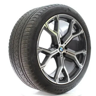 BMW X5 G05 X6 G06 Winterräder M Y-Speiche 741 Pirelli 275/40-315/35R21 8071998-9 - Bild 6