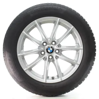 BMW 5er G30 G31 Winterräder V-Speiche 618 Continental 225/55R17 DOT24 6868217 - Bild 1