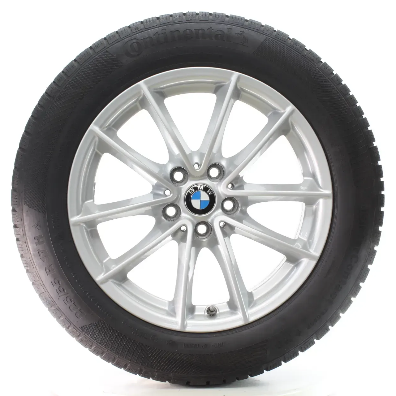 BMW 5er G30 G31 Winterräder V-Speiche 618 Continental 225/55R17 DOT24 6868217 - Bild 1