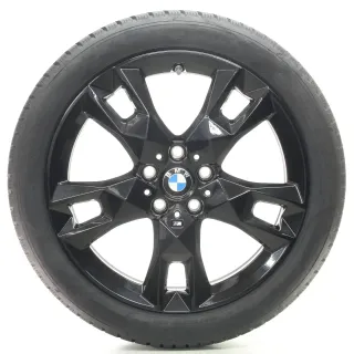 BMW 1er F70 Winterräder M Sternspeiche 968 Goodyear 195/50R18 93H DOT24 5A45271 - Bild 1