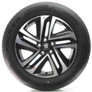 Seat Tarraco KN2 Winterräder Schwarz Glanz Falken 235/55R18 DOT24 5FJ601025C - Bild 3