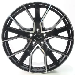 Audi A8 S8 4N Alufelgensatz Y-Speichen Schwarz Glanz 9Jx20 ET37 4N0601025AA - Bild 7