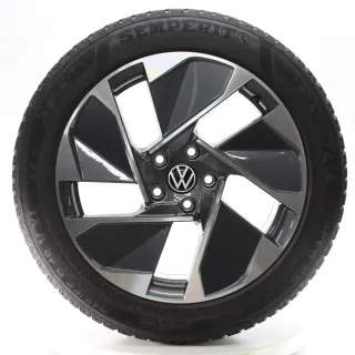 VW ID.3 E11 Winterräder East Derry Grau Semperit 215/55R18 DOT23 10A601025C - Bild 1