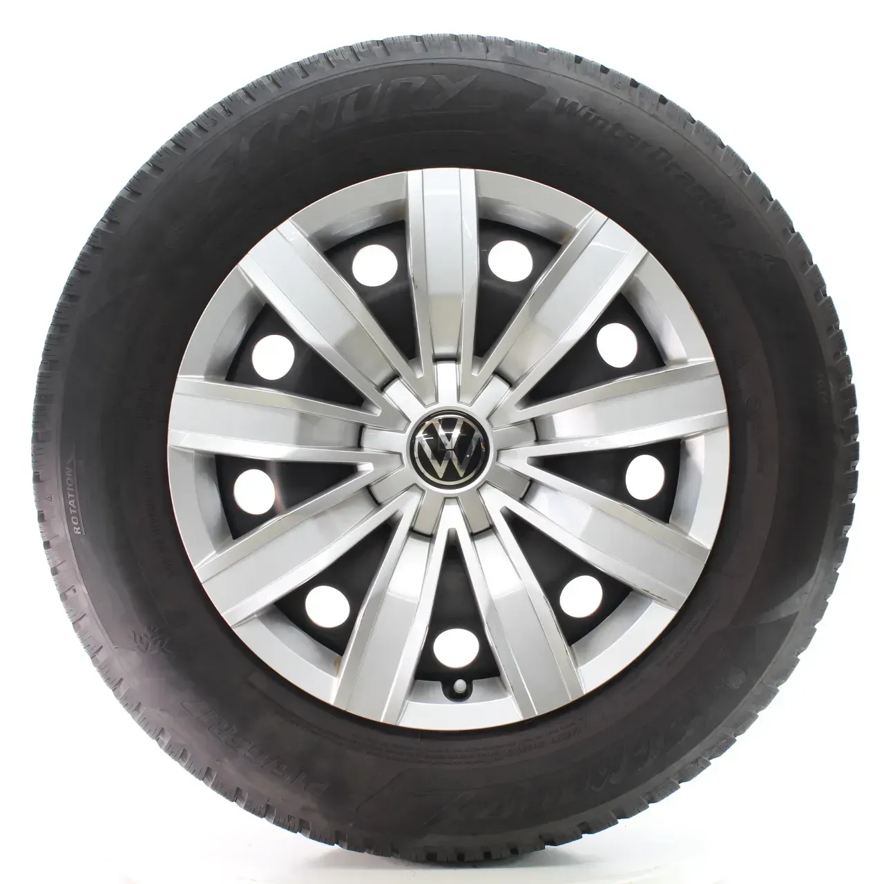 VW Tiguan AD1 Audi Q3 F3 Winterräder Stahl 215/65R17 99H DOT24 5QF601027J/R/T - Bild 1