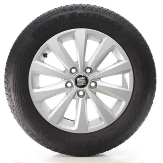 Seat Ibiza V KJ Allwetterräder 10-Speichen Goodyear 185/65R15 88V 6F0601025N - Bild 3