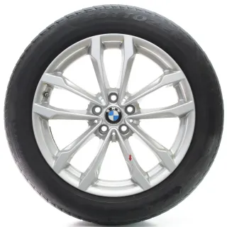 BMW X3 G01 X4 G02 Winterräder V-Speiche 691 Pirelli 245/50R19 105V DOT23 6877325 - Bild 2
