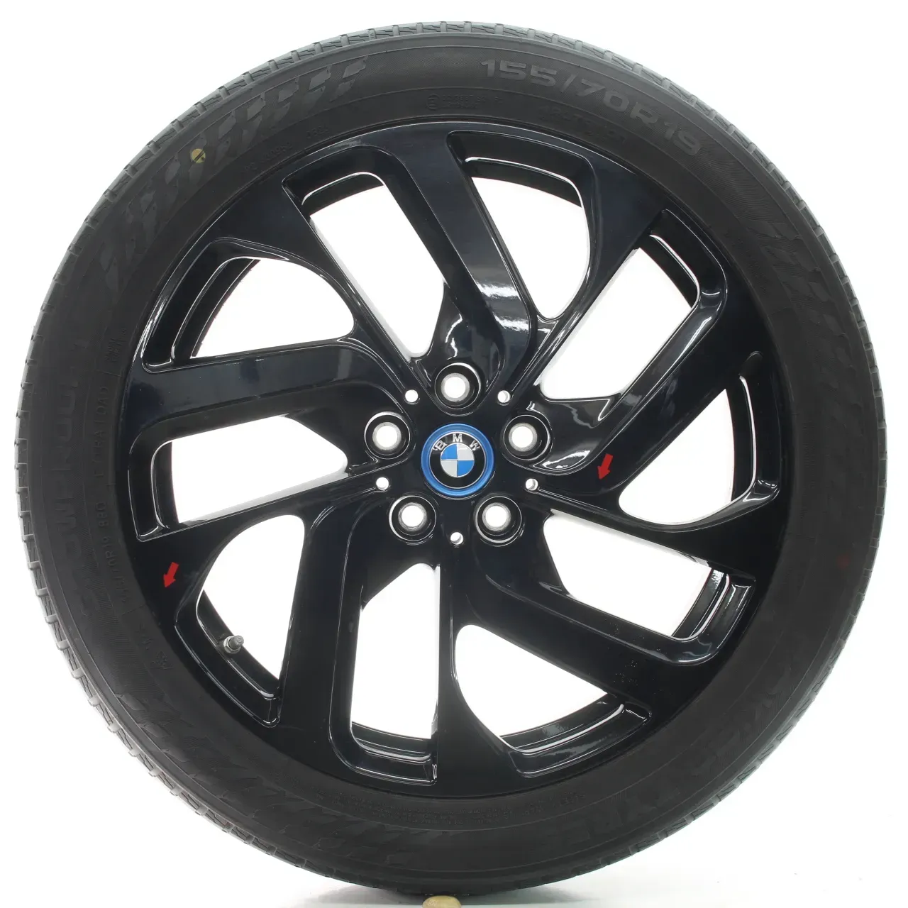 BMW I3 I01 Winterräder Turbinenstyling 428 Schwarz 155/70R19 88Q DOT23 688793 - Bild 1