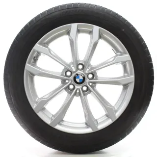 BMW X3 F97 X4 F98 Winterräder V-Speiche 691 Bridgestone 245/50R19 36116877325 - Bild 1