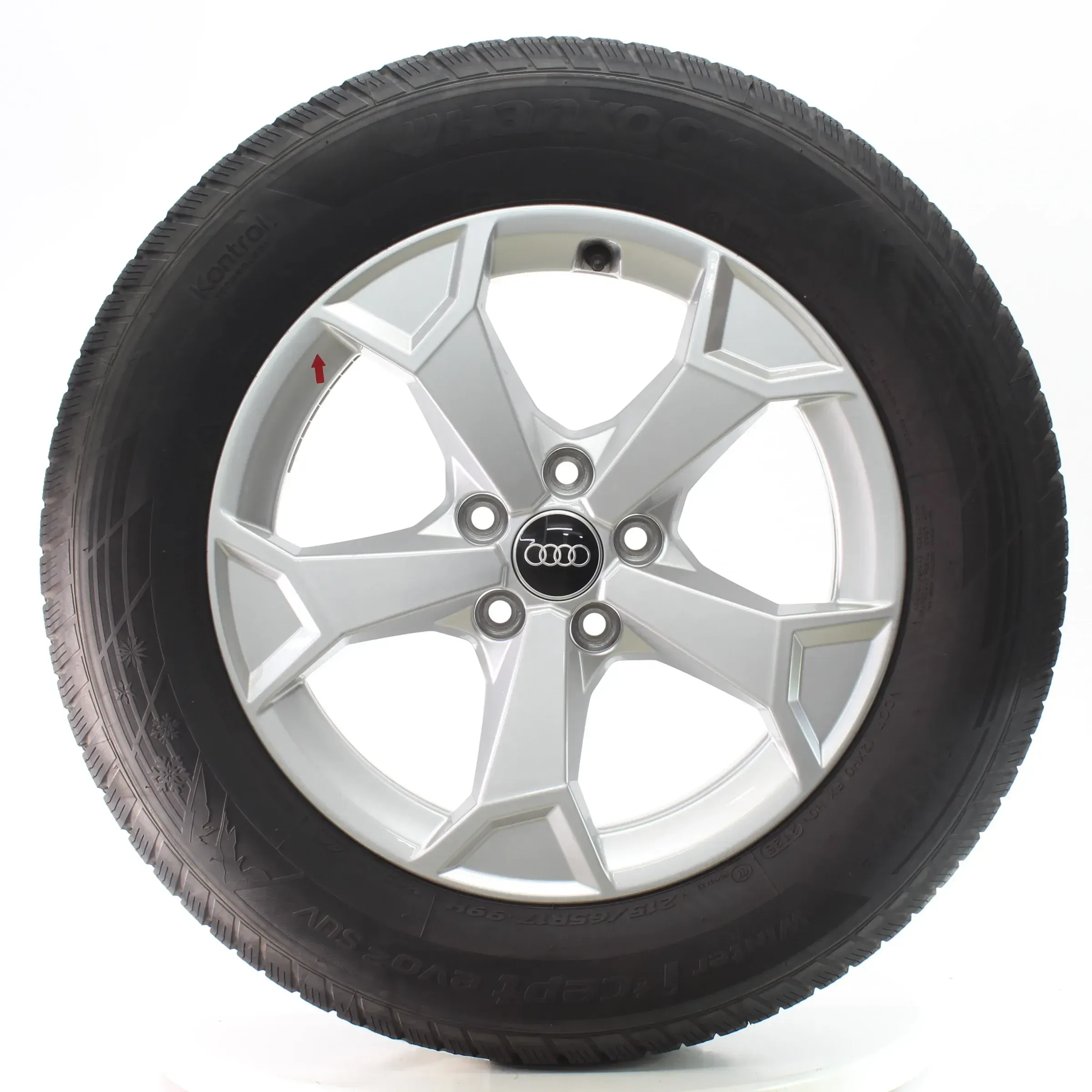 Audi Q3 F3 Winterräder 5-Arm-Secare-Design Hankook 215/65R17 DOT25 83A601025AL - Bild 1
