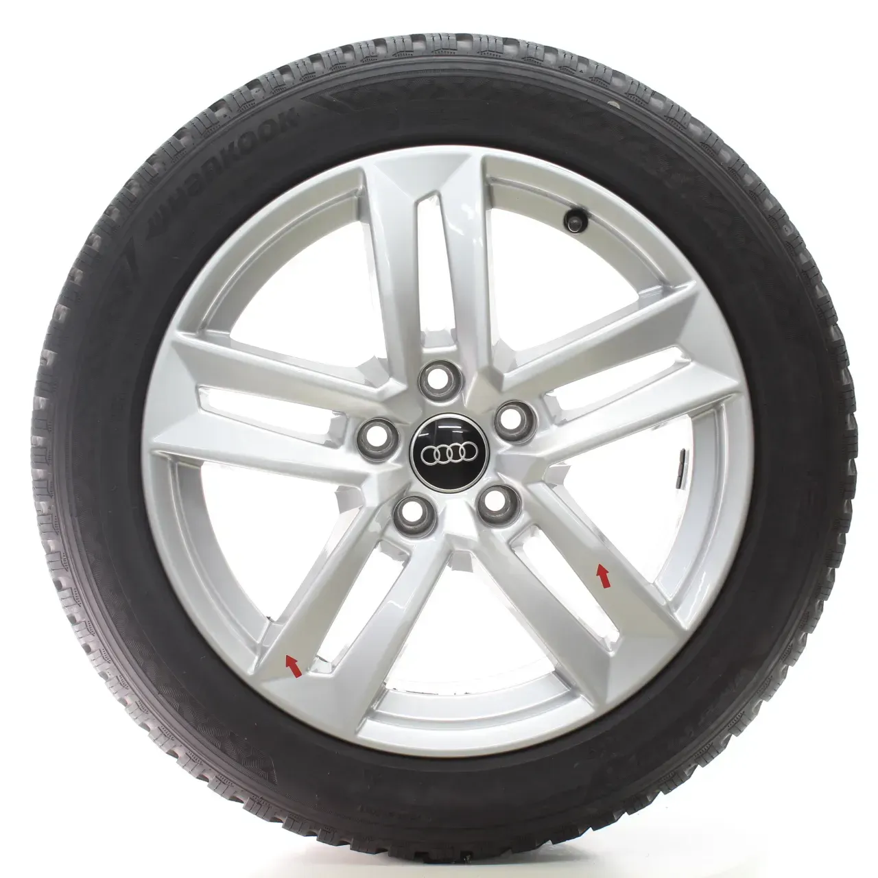 Audi A4 S4 8W Winterräder 5-Parallelspeichen Hankook 225/50R17 DOT25 8W0601025P - Bild 1