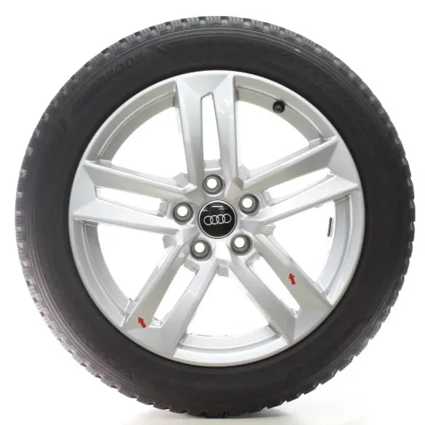 Background image for Audi A4 S4 8W Winterräder 5-Parallelspeichen Hankook 225/50R17 DOT25 8W0601025P