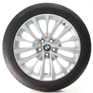 BMW 5er G30 G31 Winterräder W-Speiche 632 Goodyear 245/45R18 100V 6863418 - Bild 3