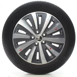 Skoda Superb III 3V Sommerräder Drakon Michelin Semperit 215/55R17 3V0601025AH - Bild 4