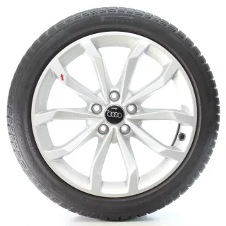 Audi A4 S4 8W Winterräder 5-V-Speichen Design Pirelli 245/40R18 DOT25 8W0601025H - Bild 2