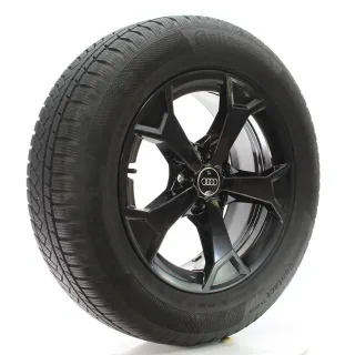 Audi Q3 F3 Winterräder 5-Arm-Secare-Design Schwarz Conti 215/65R17 83A601025AM - Bild 6