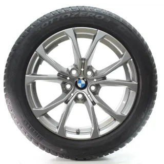 BMW 3er G20 G21 Winterräder V-Speiche 776 Pirelli 225/50R17 98H DOT23 6883518 - Bild 1
