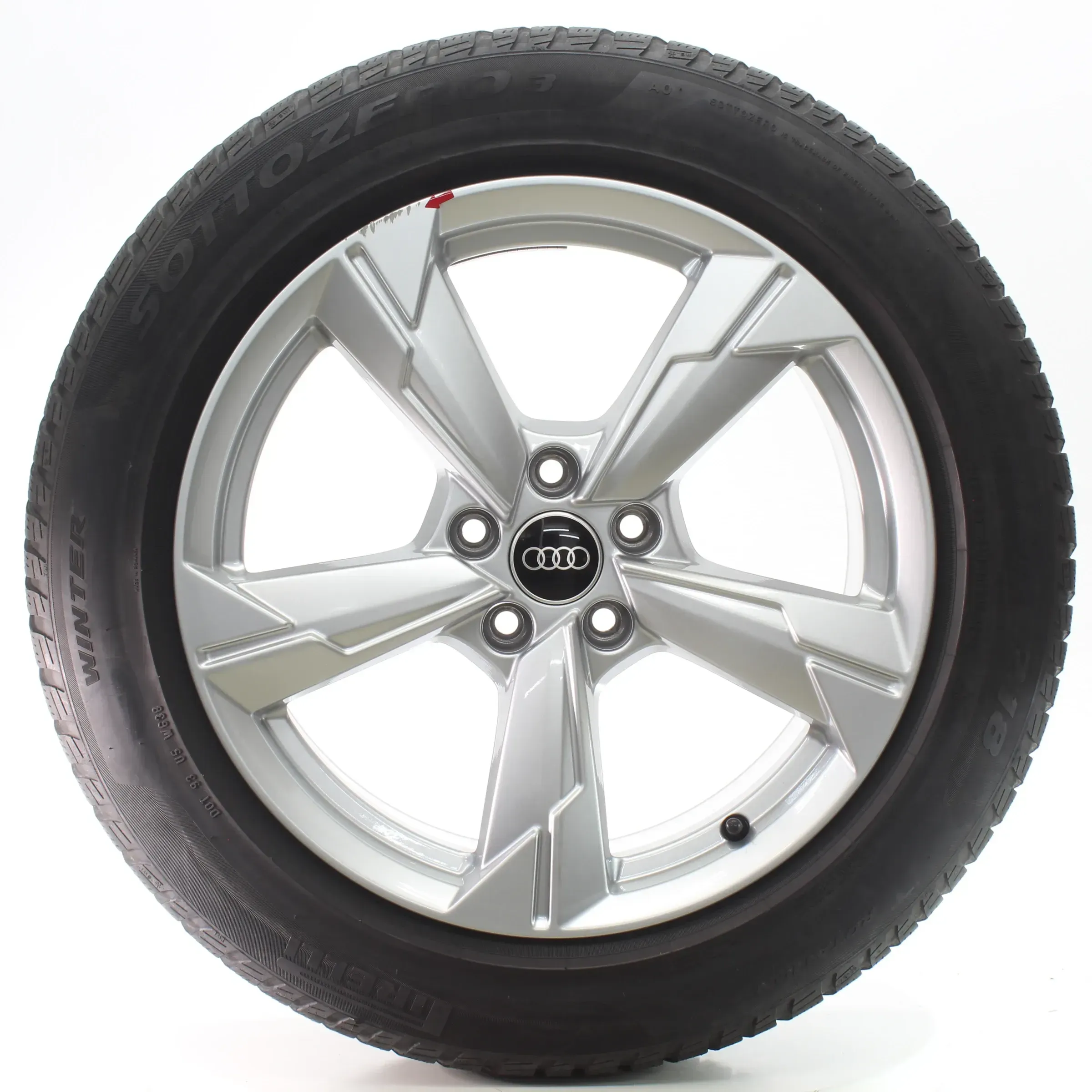Audi A6 S6 4K C8 Winterräder 5-Arm Silber Pirelli 225/55R18 102V 4K0601025D - Bild 1