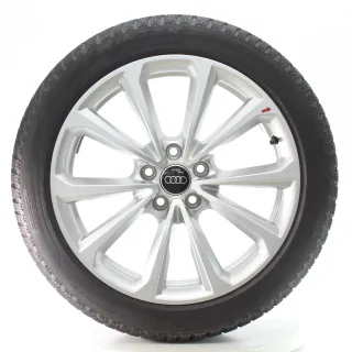 Audi A5 S5 FU Winterräder 5-Doppelspeichen Pirelli 235/45R18 DOT25 8B3601025D - Bild 2