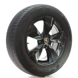 Skoda Kodiaq NS6 Winterräder 5-Arm-Rotor Bridgestone 215/65R17 DOT23 565601025AA - Bild 6