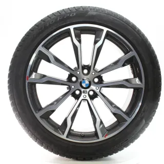 BMW X3 G01 X4 G02 Winterräder M Doppelspeiche 699 245/45-275/40R20 8010268-9 - Bild 1