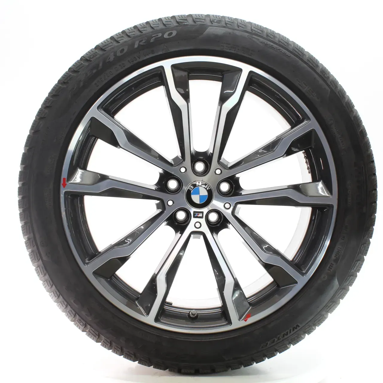 BMW X3 G01 X4 G02 Winterräder M Doppelspeiche 699 245/45-275/40R20 8010268-9 - Bild 1