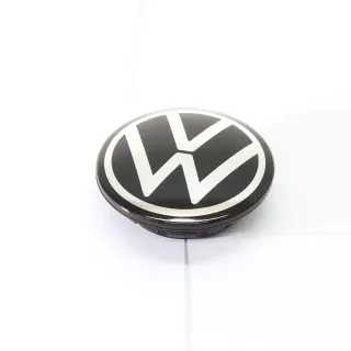 4x Original VW Dynamische Nabendeckel Golf 7 8 Black/Chrome 66mm NEU 5H0071213 - Bild 4
