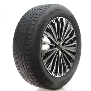 VW Tiguan CT1 Winterräder Napoli Schwarz Glanz Falken 235/55R18 DOT24 571601025K - Bild 6
