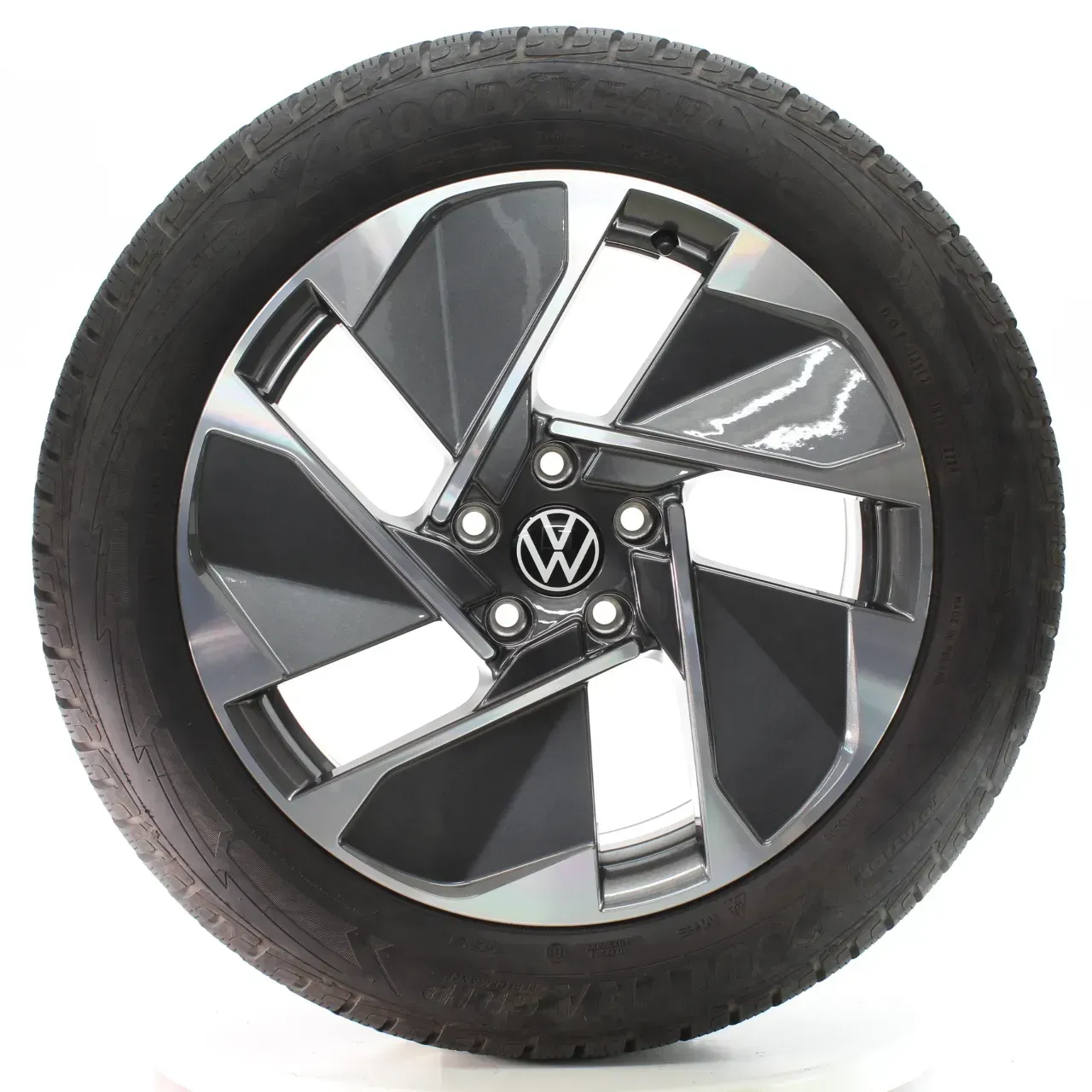 VW ID.3 E11 Winterräder East Derry Goodyear 215/55R18 95T DOT24 10A601025C - Bild 1