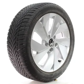 VW Golf 8 VIII CD1 Winterräder Belmont Bridgestone 205/50R17 DOT25 5H0601025B - Bild 6
