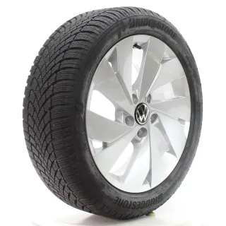 VW Golf 8 VIII CD1 Winterräder Belmont Bridgestone 205/50R17 DOT25 5H0601025B - Bild 6
