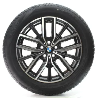 BMW X1 U11 X2 U10 Winterräder M Doppelspeiche 838 Pirelli 225/55R18 102H 6891179 - Bild 1