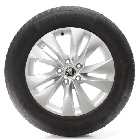 Background image for Skoda Kodiaq NS Winterräder 5-Doppelspeichen Conti 215/65R17 DOT24 57H601025M