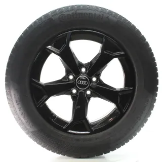 Audi Q3 F3 Winterräder 5-Arm-Secare-Design Schwarz 215/65R17 99H 83A601025AM - Bild 1