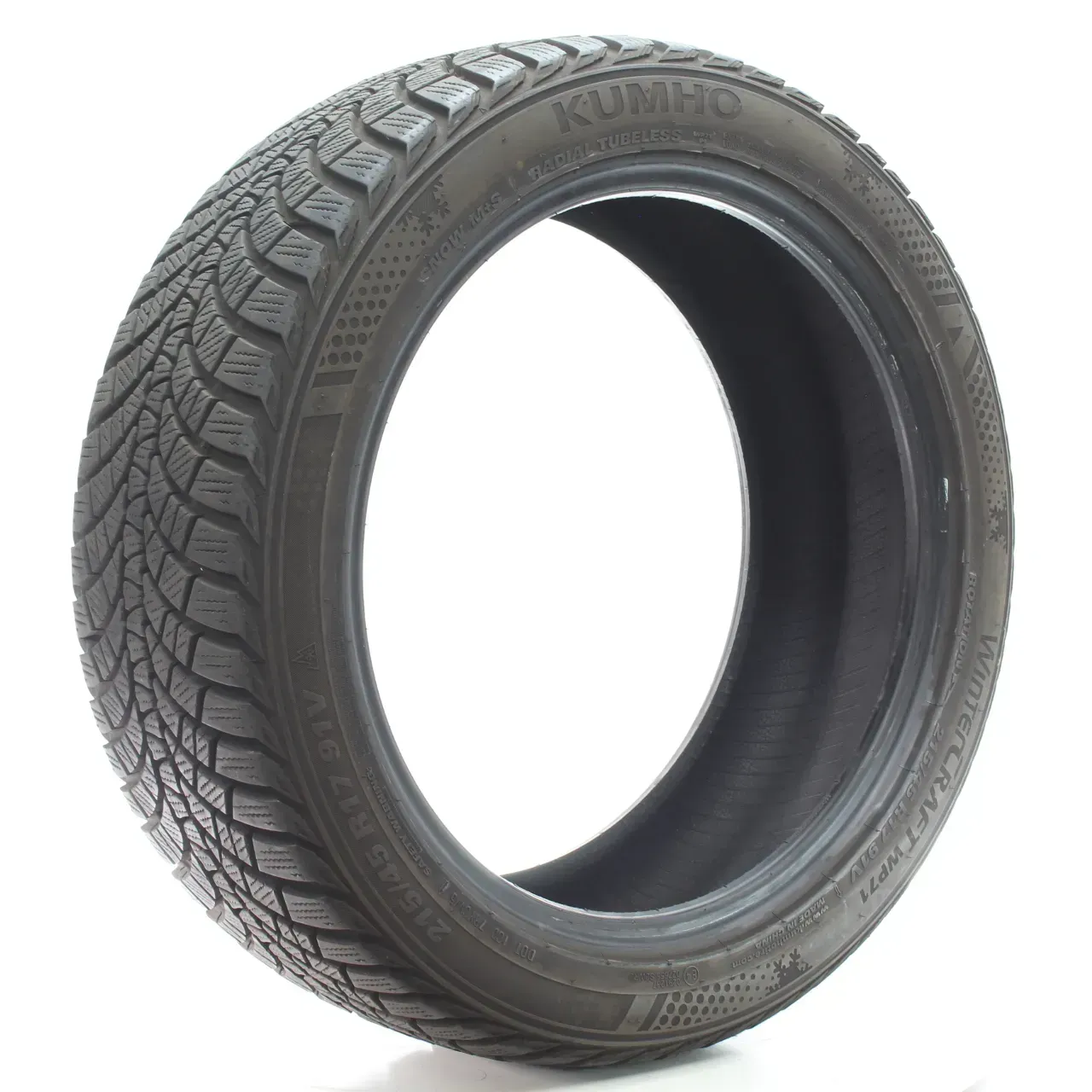 Winterreifen Kumho WinterCraft WP71 XL 215/45R17 91V DOT25 2183373 7,5mm - Bild 1
