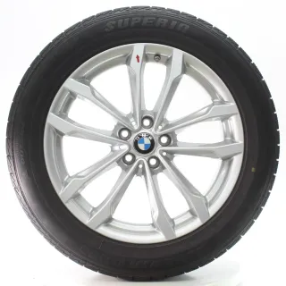 BMW X3 G01 X4 G02 Winterräder V-Speiche 691 Superia 245/50R19 105V DOT24 6877325 - Bild 2
