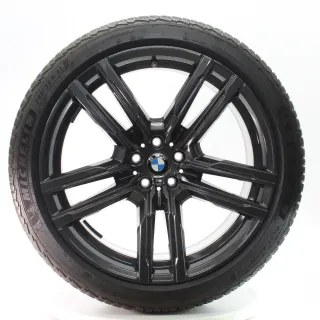 BMW X5M F95 X6M F96 Winterrad M Doppelspeiche 808 Michelin 295/35R21 8090795 - Bild 1