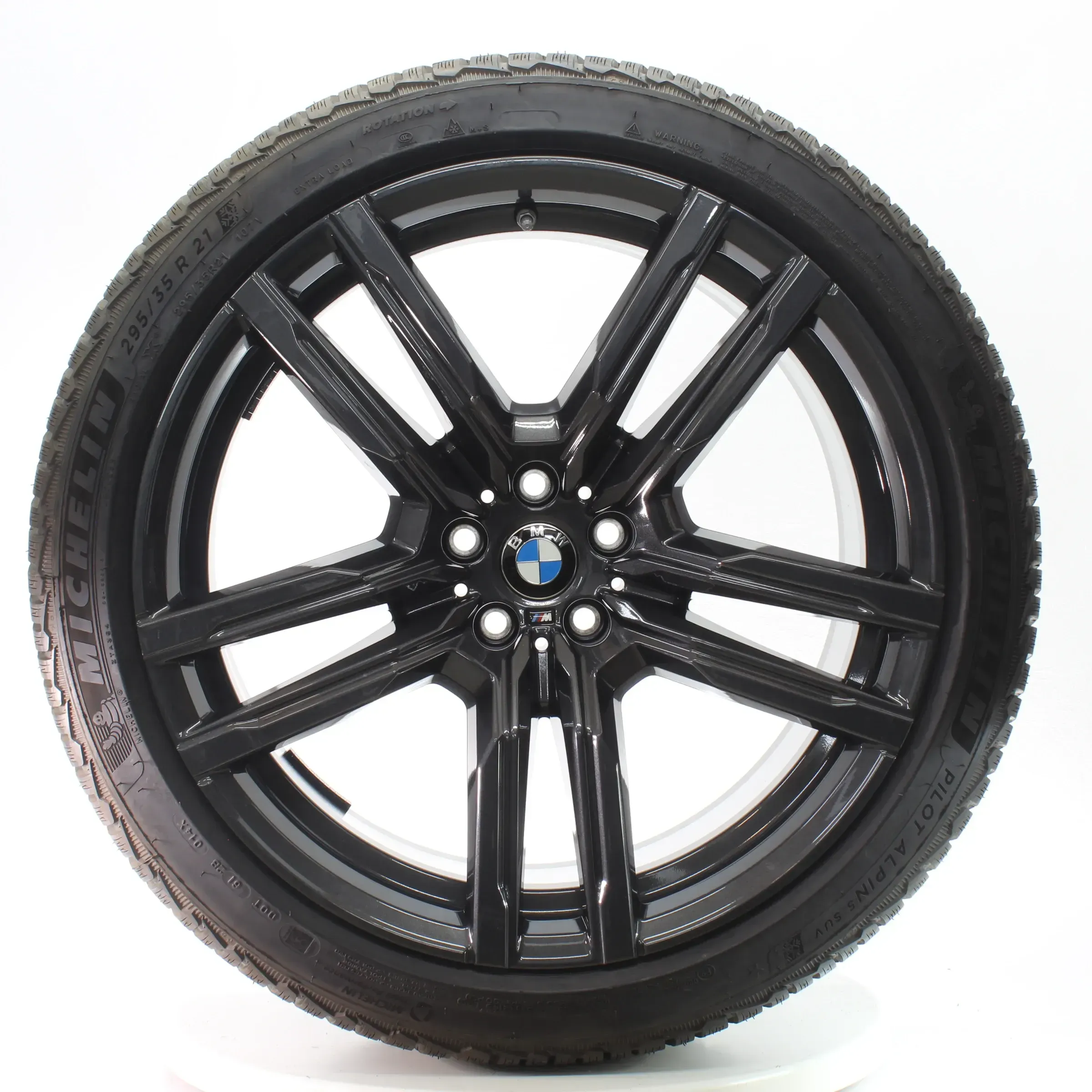 BMW X5M F95 X6M F96 Winterrad M Doppelspeiche 808 Michelin 295/35R21 8090795 - Bild 1