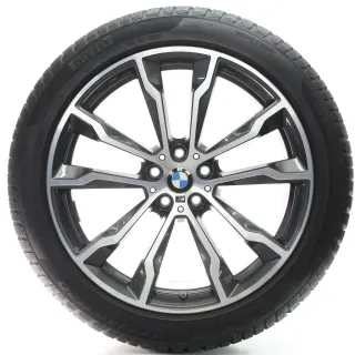 BMW X3 G01 X4 G02 Winterräder M Doppelspeiche 699 245/45-275/40R20 8010268-9 - Bild 2