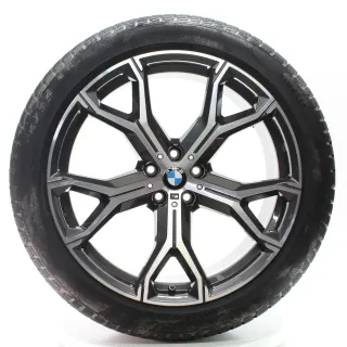 BMW X5 G05 X6 G06 Winterräder M Y-Speiche 741 Pirelli 275/40R21 DOT24 8071999 - Bild 1