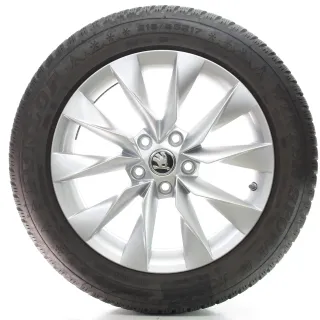 Skoda Superb IV NZ Winterräder Crystal Dunlop 215/55R17 98V DOT24 3P0601025AC - Bild 4