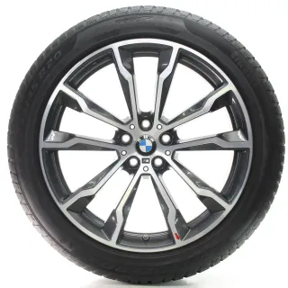 BMW X3 G01 X4 G02 Winterräder M Doppelspeiche 699 245/45-275/40R20 8010268-9 - Bild 3