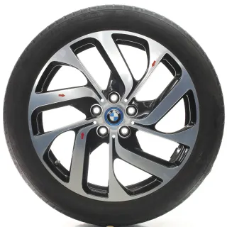 BMW I3 I01 Winterräder Turbinenstyling 428 Schwarz Bridgestone 155/70R19 6856894 - Bild 1