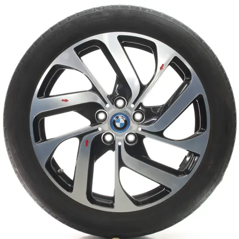 Background image for BMW I3 I01 Winterräder Turbinenstyling 428 Schwarz Bridgestone 155/70R19 6856894
