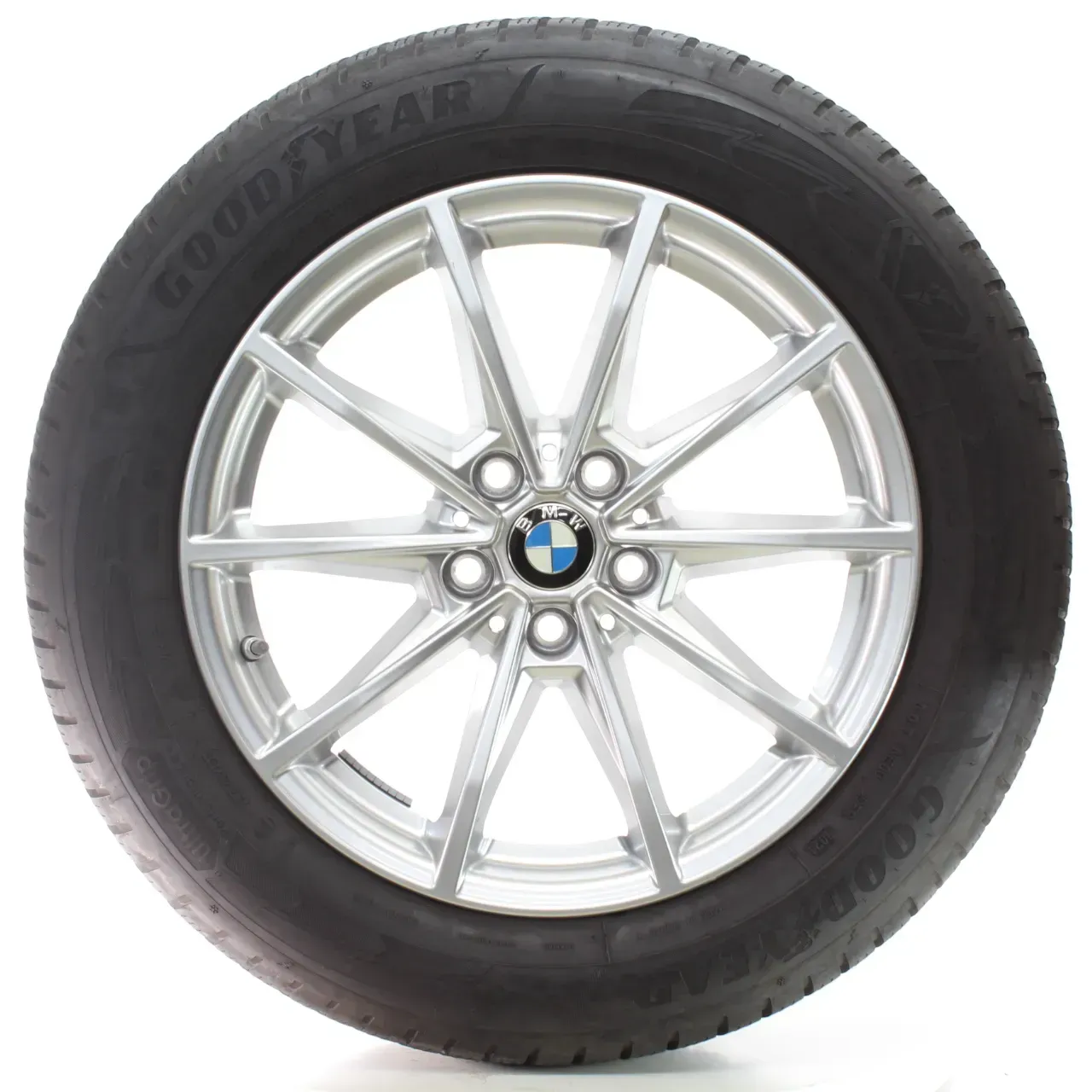 BMW 4er i4 G26 Winterräder V-Speiche 851 Refined Silver 225/55R17 101H 6896762 - Bild 1