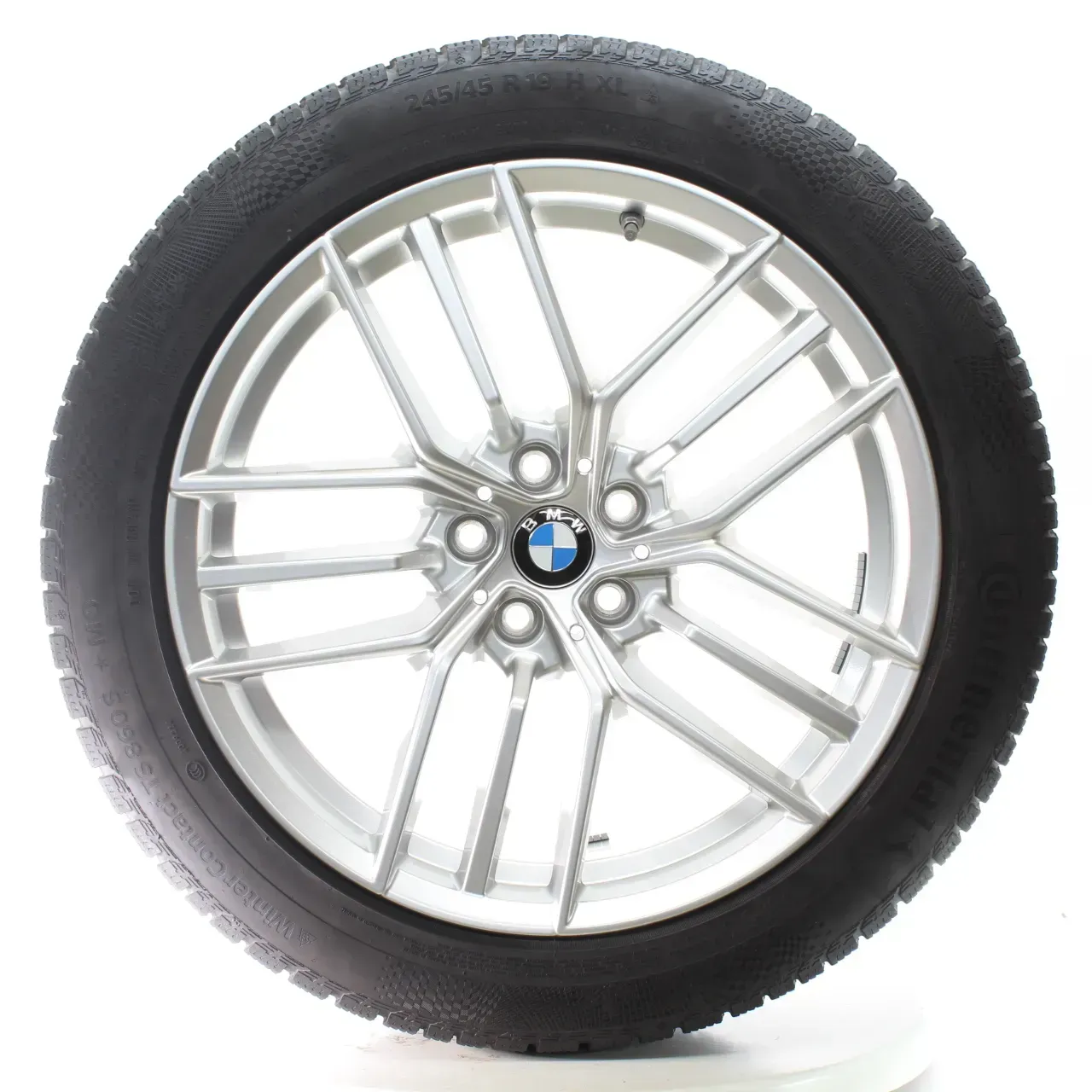 BMW 5er i5 G60 G61 Winterräder Triplex-Speiche 933 Conti 245/45R19 DOT24 5A324D6 - Bild 1