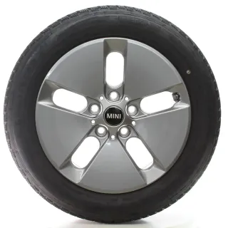 MINI Cooper F65 F67 Winterräder Pin Spoke 961 Goodyear 185/60R16 DOT24 5A3E642 - Bild 3
