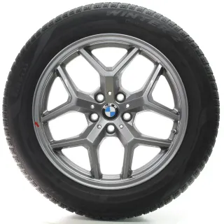 BMW 5er G60 G61 Winterräder Y-Speiche 932 Pirelli 225/55R18 102H DOT24 5A324D5 - Bild 2