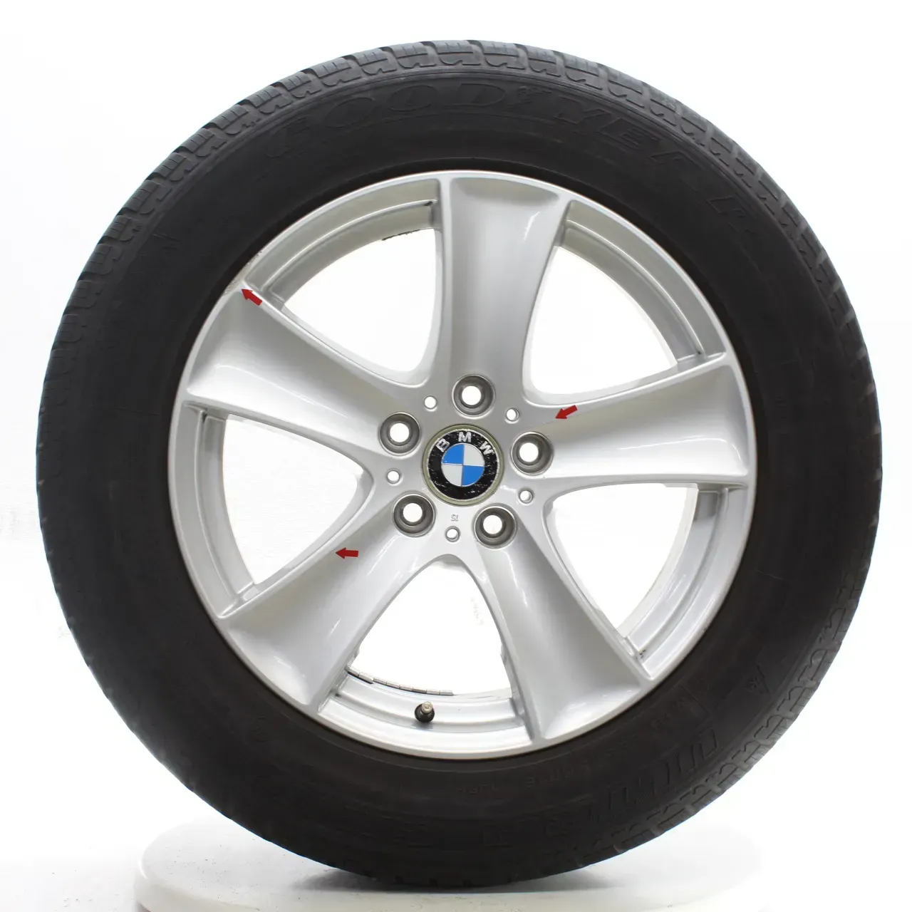 BMW X5 E70 Winterräder Sternspeiche 209 Goodyear 255/55R18 6770200 - Bild 1
