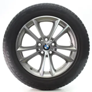 BMW 5er G30 G31 Winterräder V-Speiche 631 Ferricgrey Pirelli 225/55R17 6863417 - Bild 1