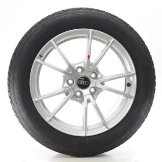 Audi A5 FU B10 Winterräder 5-Doppelspeichen Goodyear 215/55R17 DOT25 8B3601025A - Bild 2